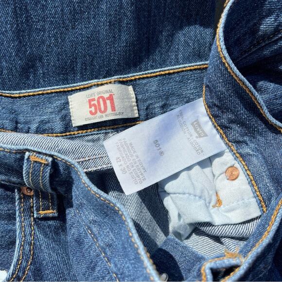 90s Levi’s 501 Original button-fly straight leg jeans - Picture 6 of 6